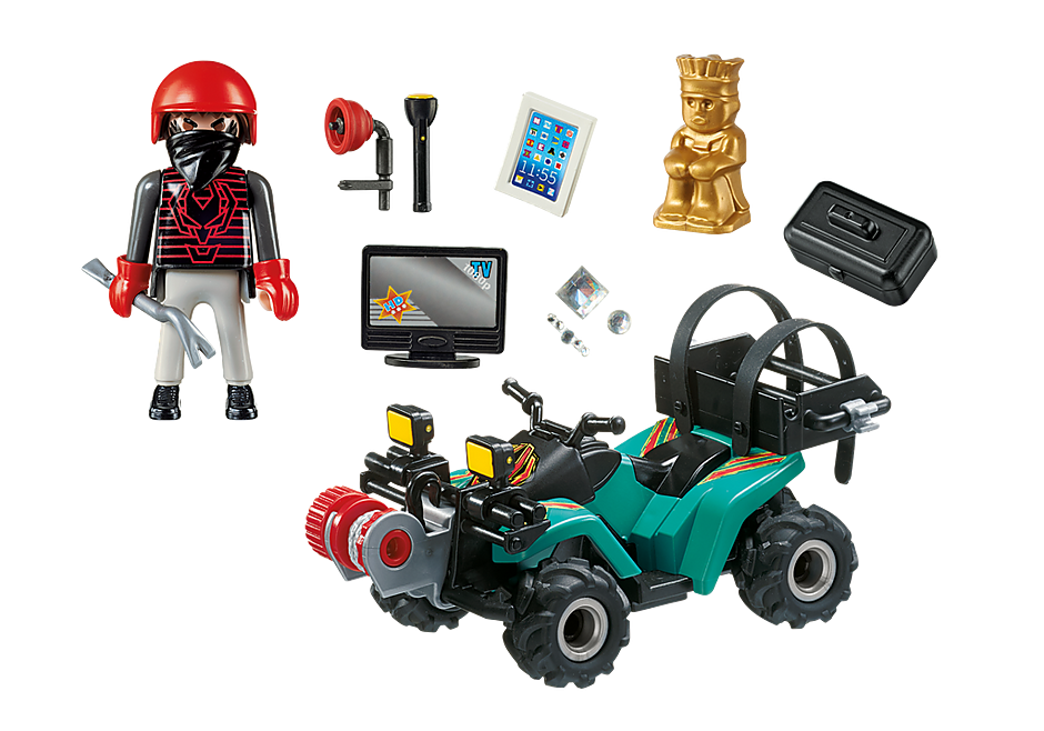 Playmobil: Robber's Quad with Loot image