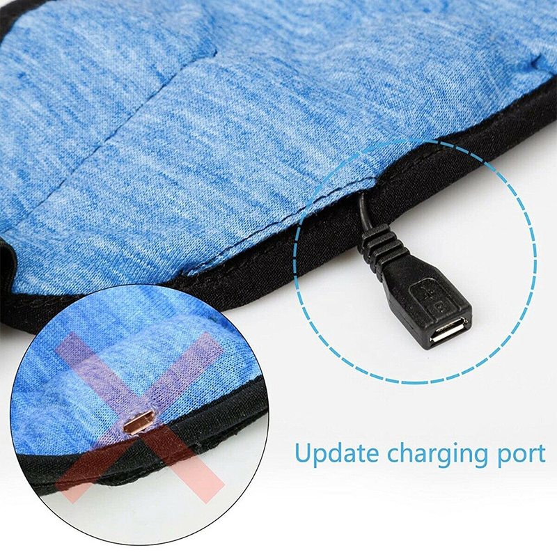 Bluetooth Wireless Handsfree Sleeping Eye Mask Headphones Black at