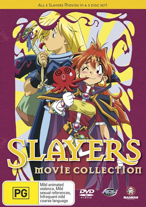 Slayers Movie Collection (3 Disc Set) on DVD