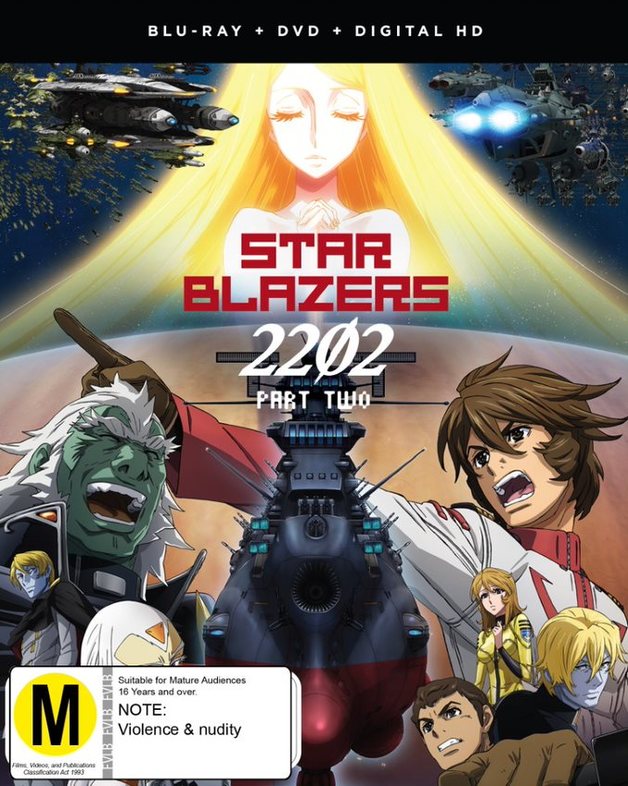 Star Blazers: Space Battleship Yamato 2202 - Part 2 (Eps 14-26) DVD / Blu-ray Combo on Blu-ray