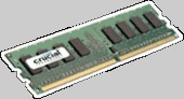 Crucial 512MB 240-pin DIMM DDR2 PC2-5300 ECC Crucial 512MB 240-pin DIMM DDR2 PC2-5300 ECC