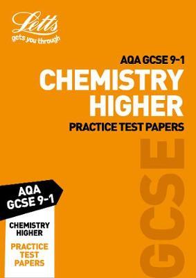 AQA GCSE Chemistry Higher Practice Test Papers by Letts GCSE image