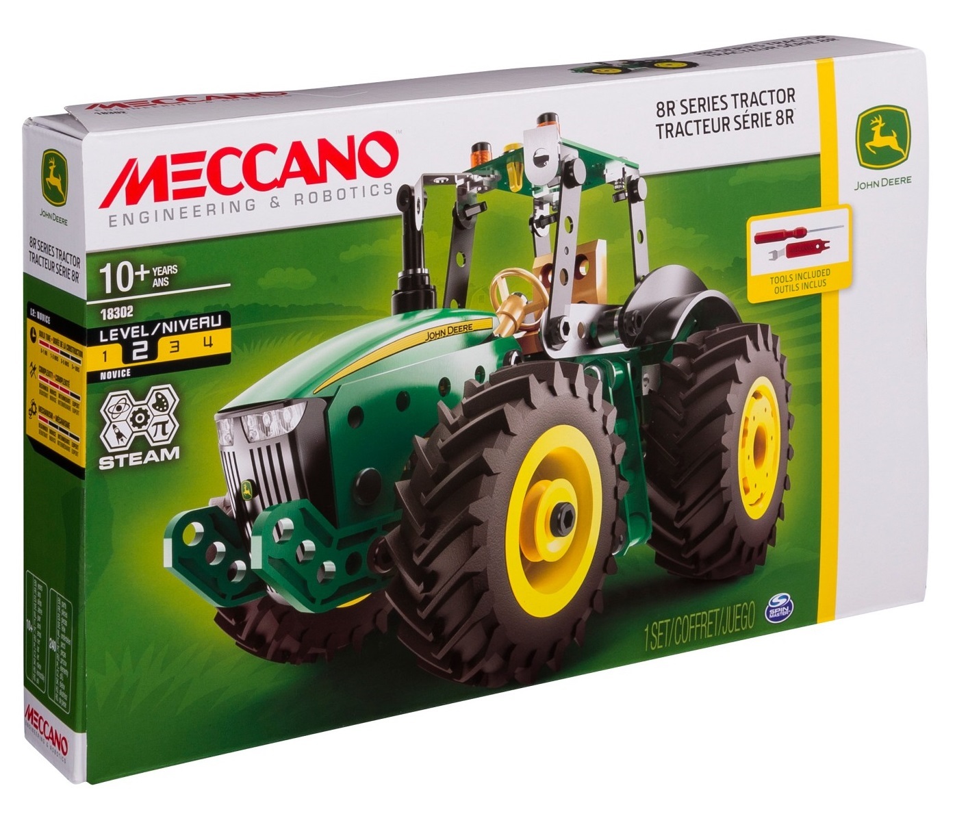 Meccano: John Deere 8R Tractor - Model Kit image