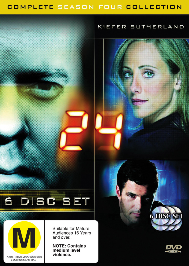 24 - Season 4 (6 Disc Set) on DVD image