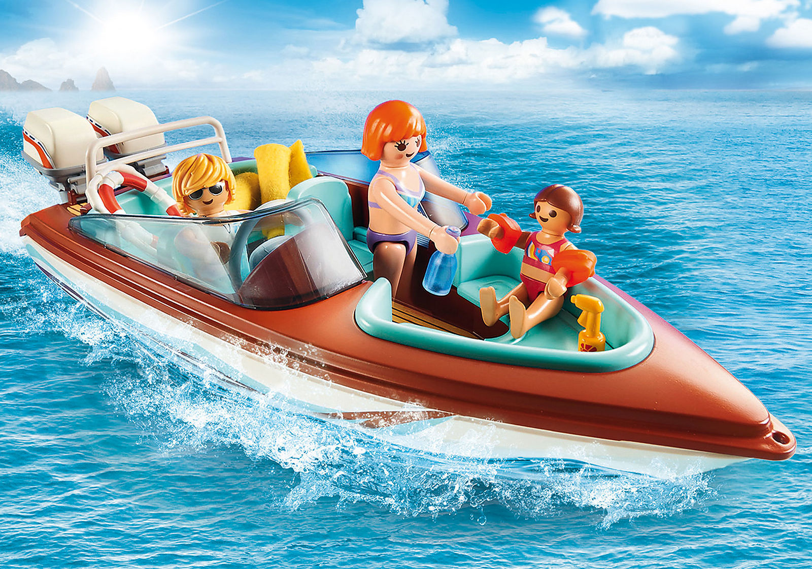 Playmobil: Family Fun - Speedboat & Underwater Motor (9428)