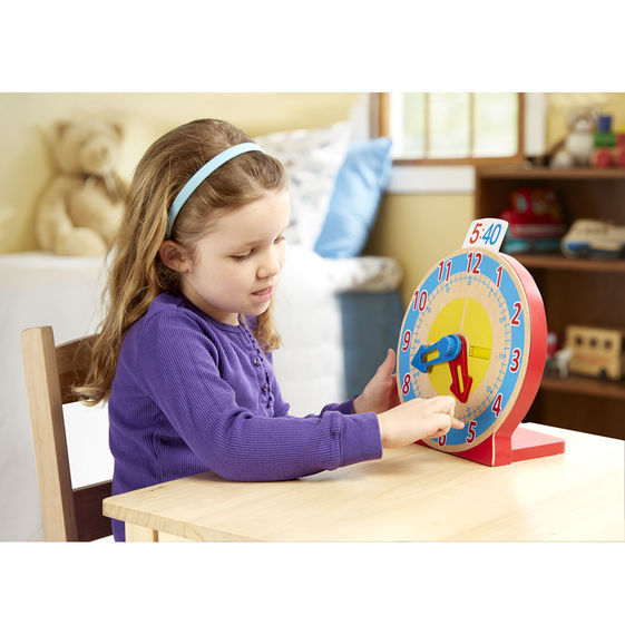 Melissa & Doug: Turn and Tell Wooden Clock