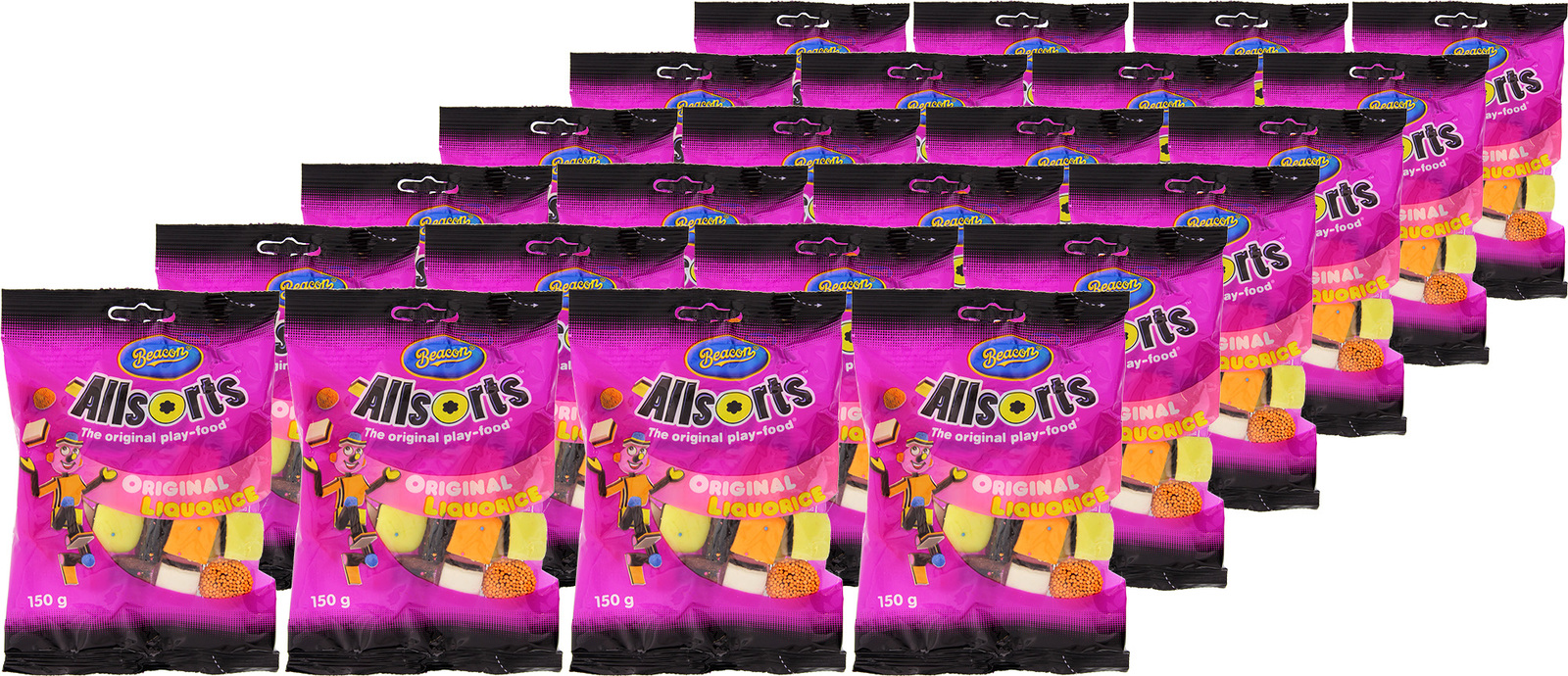 Beacon Liqourice Allsorts 150g 24pk