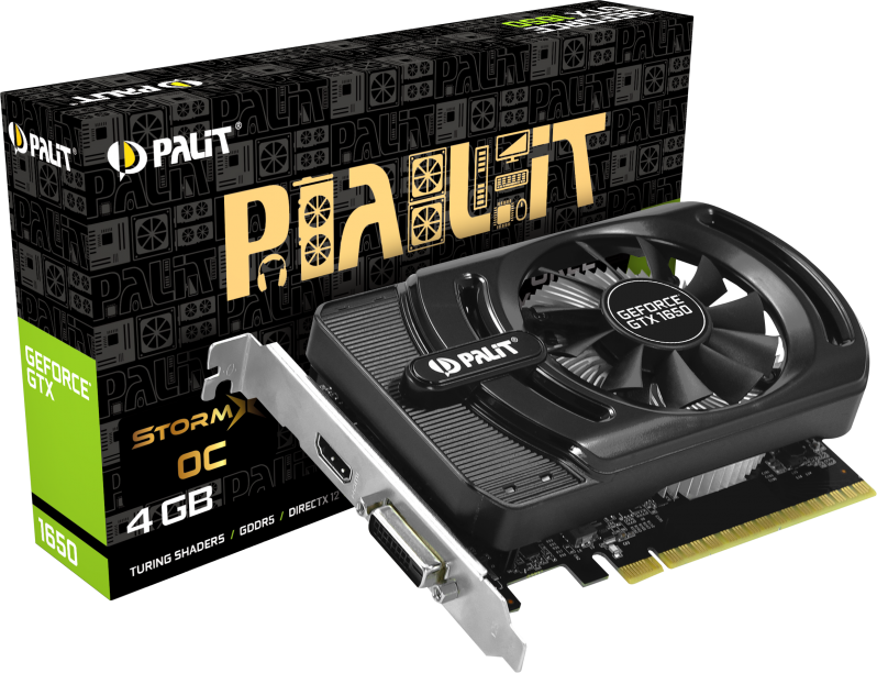 NVIDIA GeForce GTX 1650 StormX OC 4GB Palit GPU