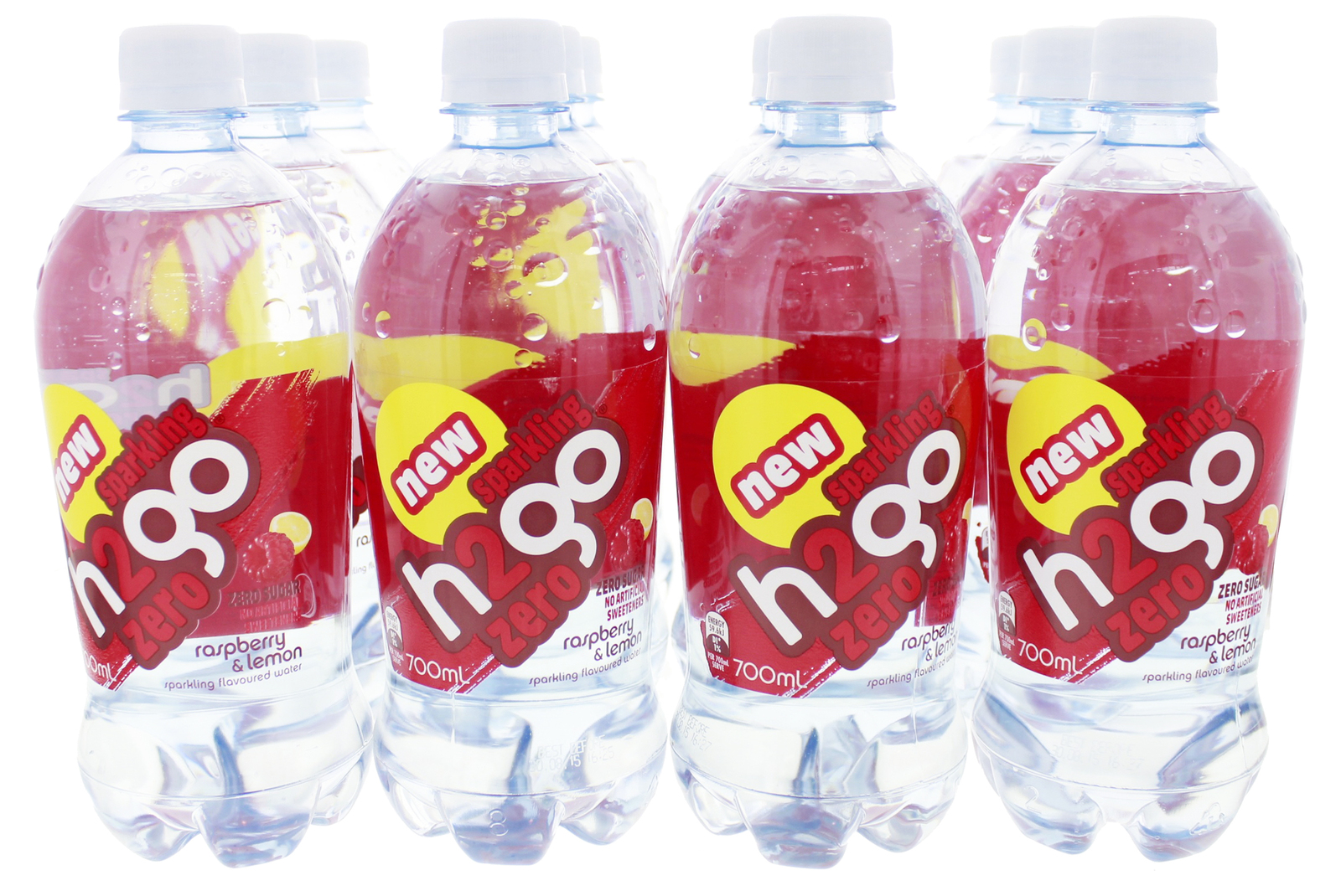 h2go Raspberry & Lemon Sparkling Water (700ml)