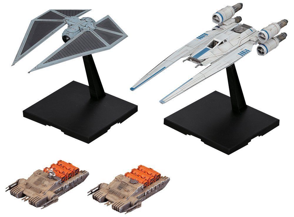 Star Wars: 1/144 U-Wing Fighter & TIE Striker - Model Kit