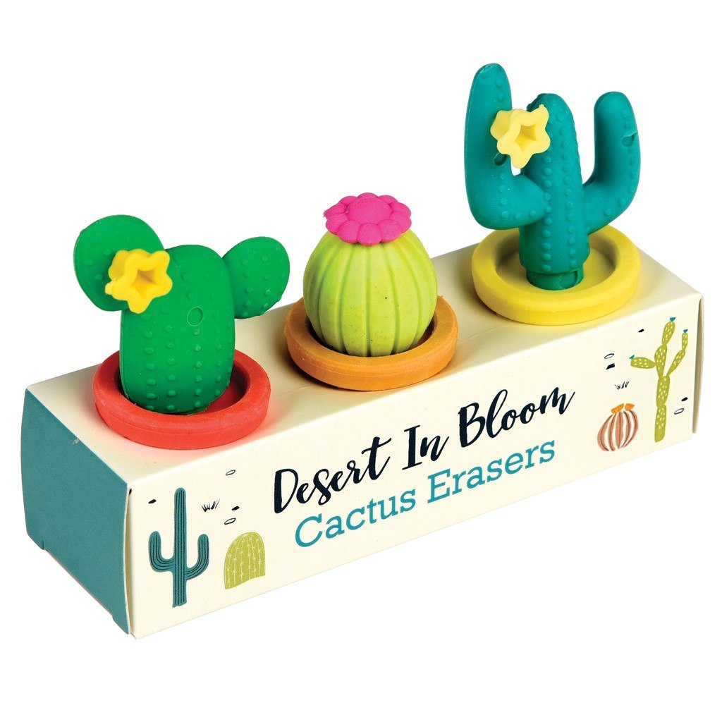 Cactus Erasers (Set of 3) image