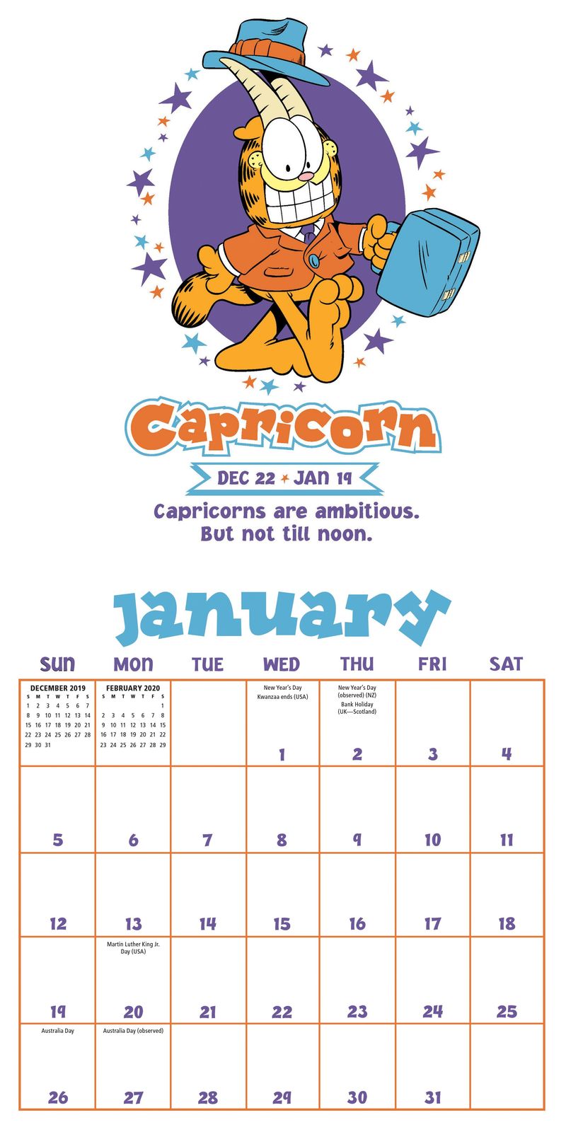 Buy Garfield 2020 Mini Wall Calendar at Mighty Ape NZ