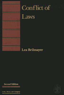 Conflict of Laws by Lea Brilmayer image