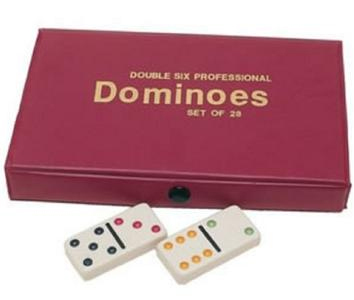 Double Six Dominoes in Vinyl Case image