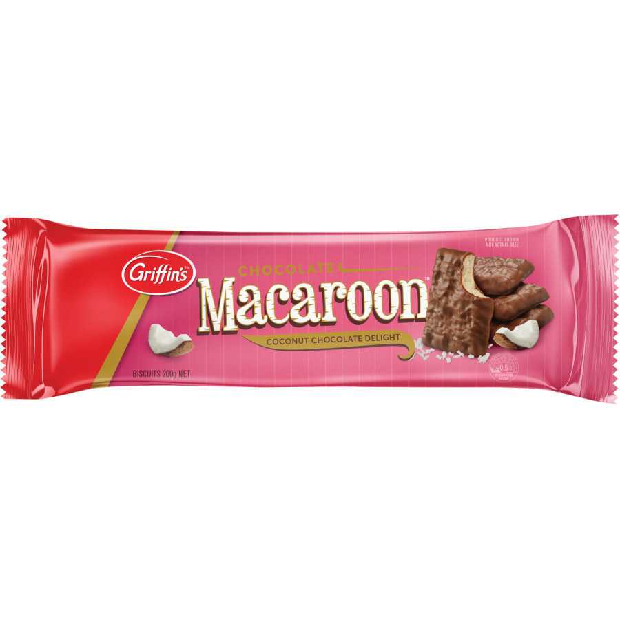 Griffins Chocolate Macaroons 200g (24 Pack) at Mighty Ape NZ