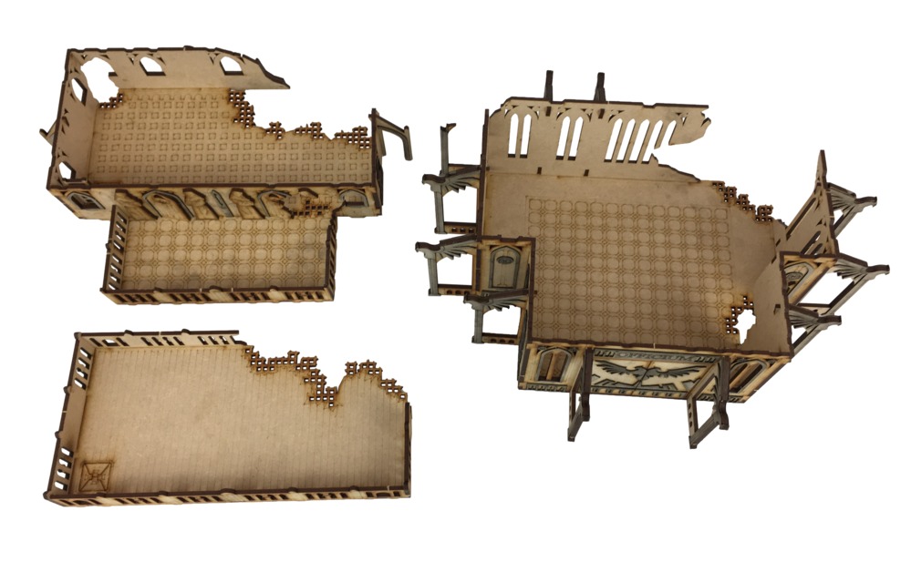 TTCombat: Tabletop Scenics - Gothic Ruined Officium image