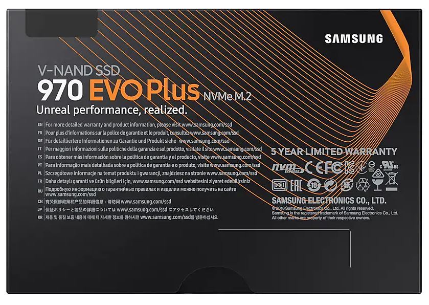 1TB Samsung 970 EVO Plus NVMe M.2 SSD image