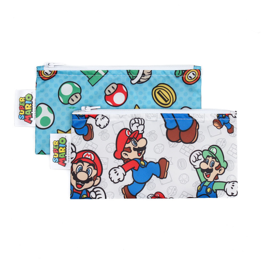 Bumkins: Small Snack Bag - Nintendo Mario (2pk)