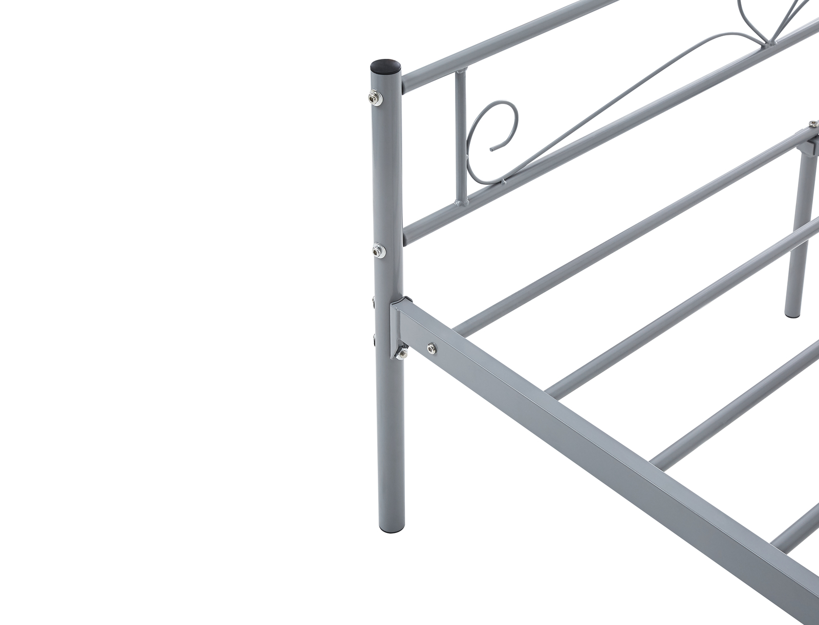 Buy Fraser Country Double Metal Bed Frame Grey at Mighty Ape NZ