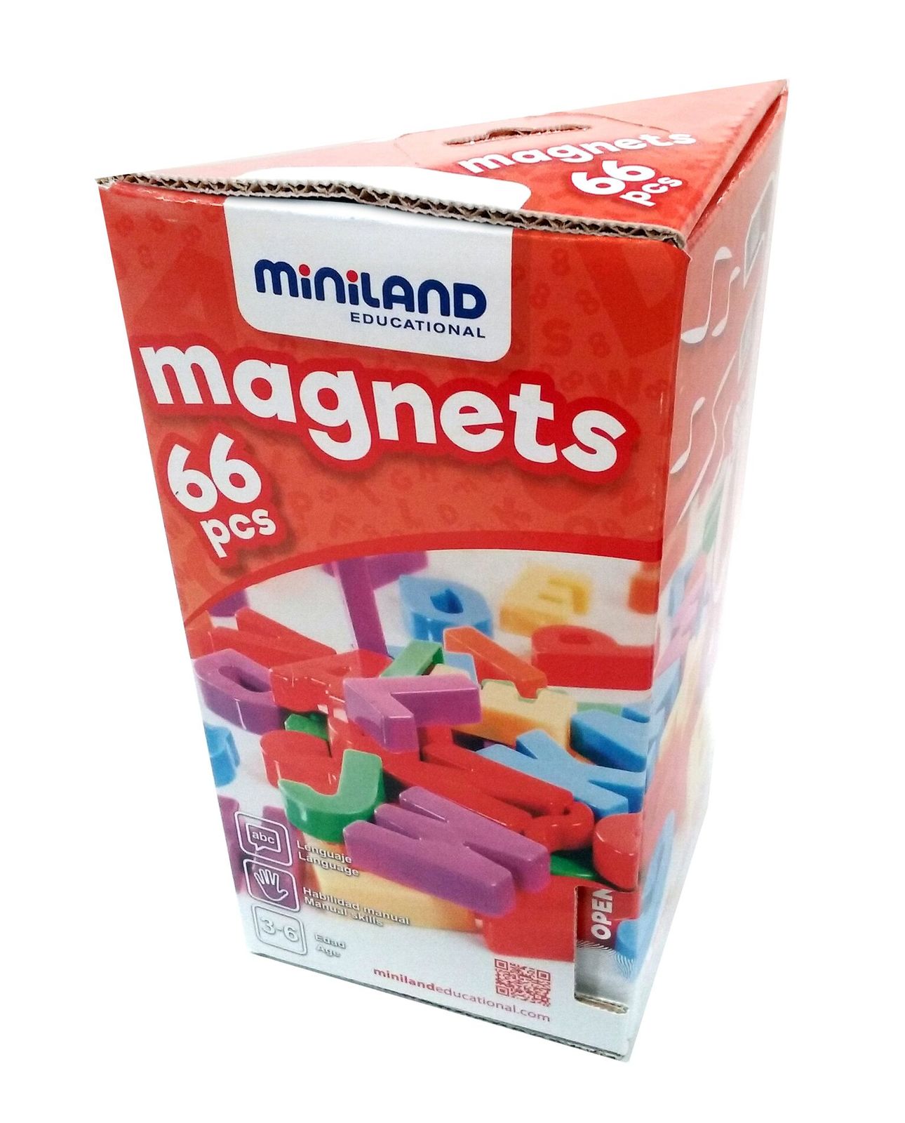 Miniland Magnetic Capital Letters (62 pcs) image