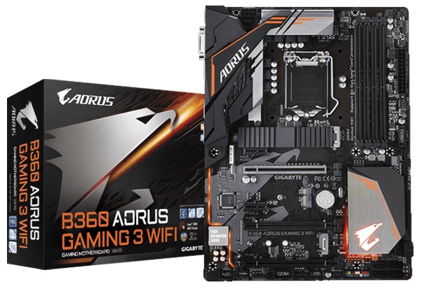 Gigabyte B360 AORUS GAMING 3 WIFI ATX Motherboard