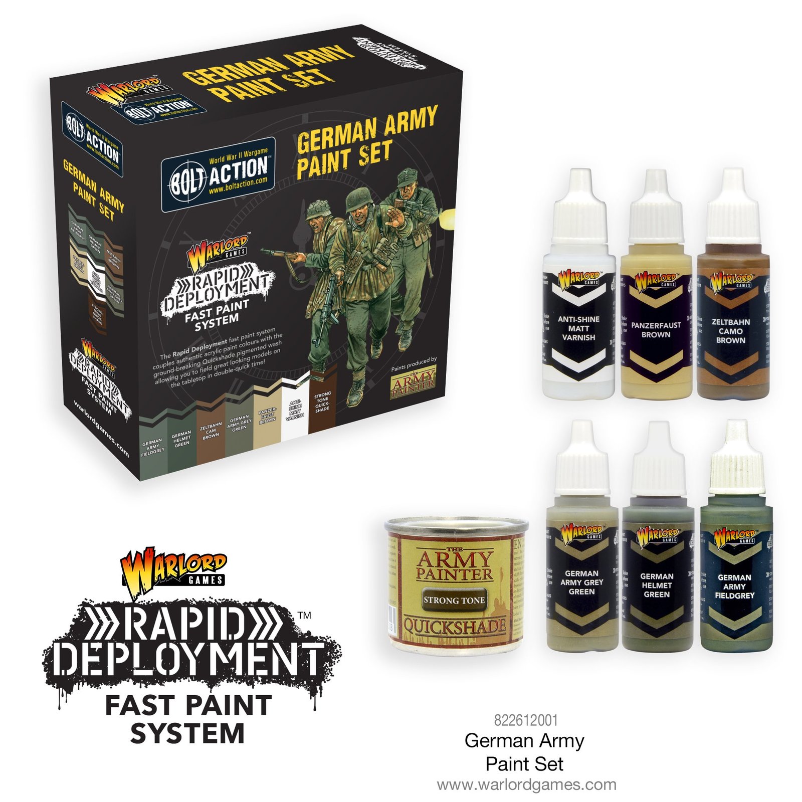 Bolt Action German Paint Set image