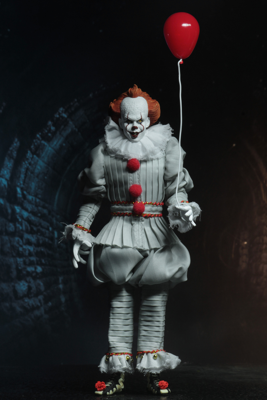 It (2017): Pennywise - 8" Clothed Action Figure image