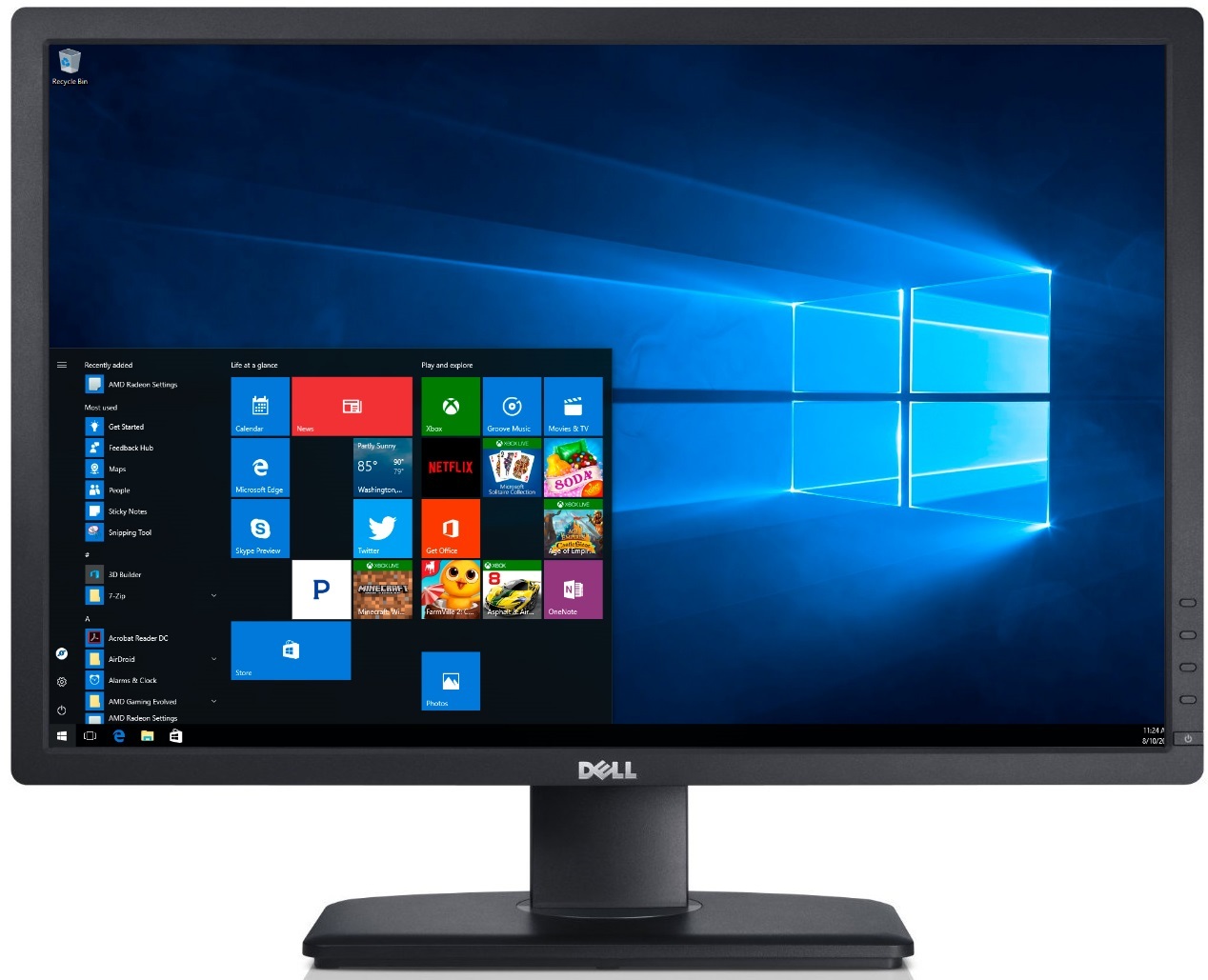 23.8" Dell UltraSharp U2412M WUXGA Monitor image