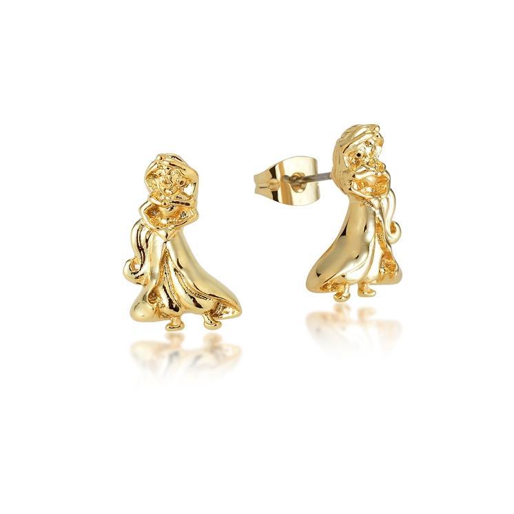 Couture Kingdom: Disney Princess Jasmine Stud Earrings - Gold image