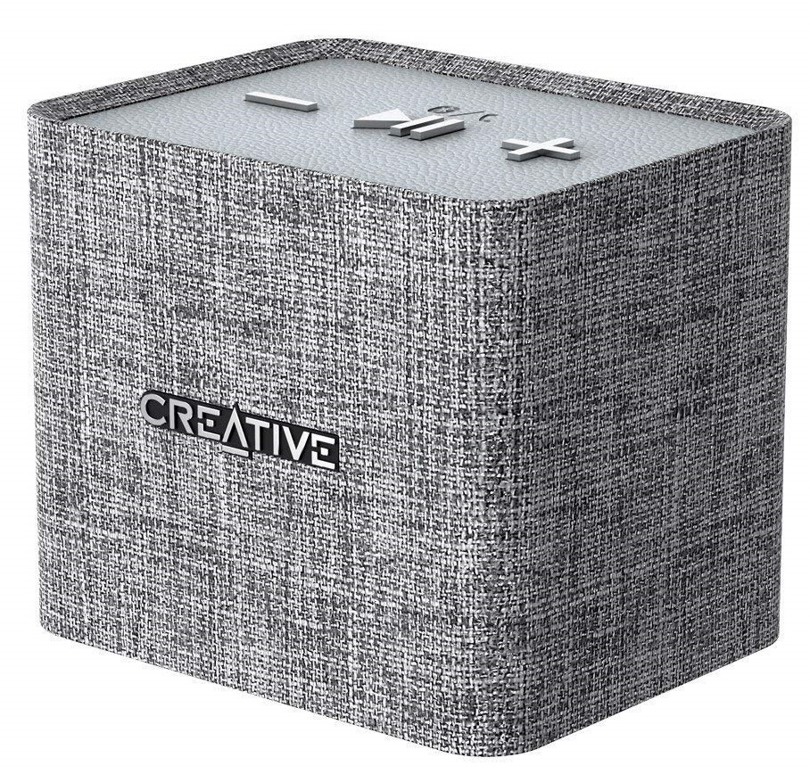 Creative Nuno Micro Designer Cloth Bluetooth Speaker - Grey image