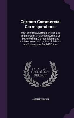 German Commercial Correspondence by Joseph Th Dann image
