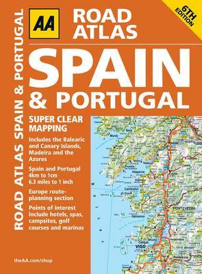 AA Road Atlas Spain and Portugal by AA Publishing image