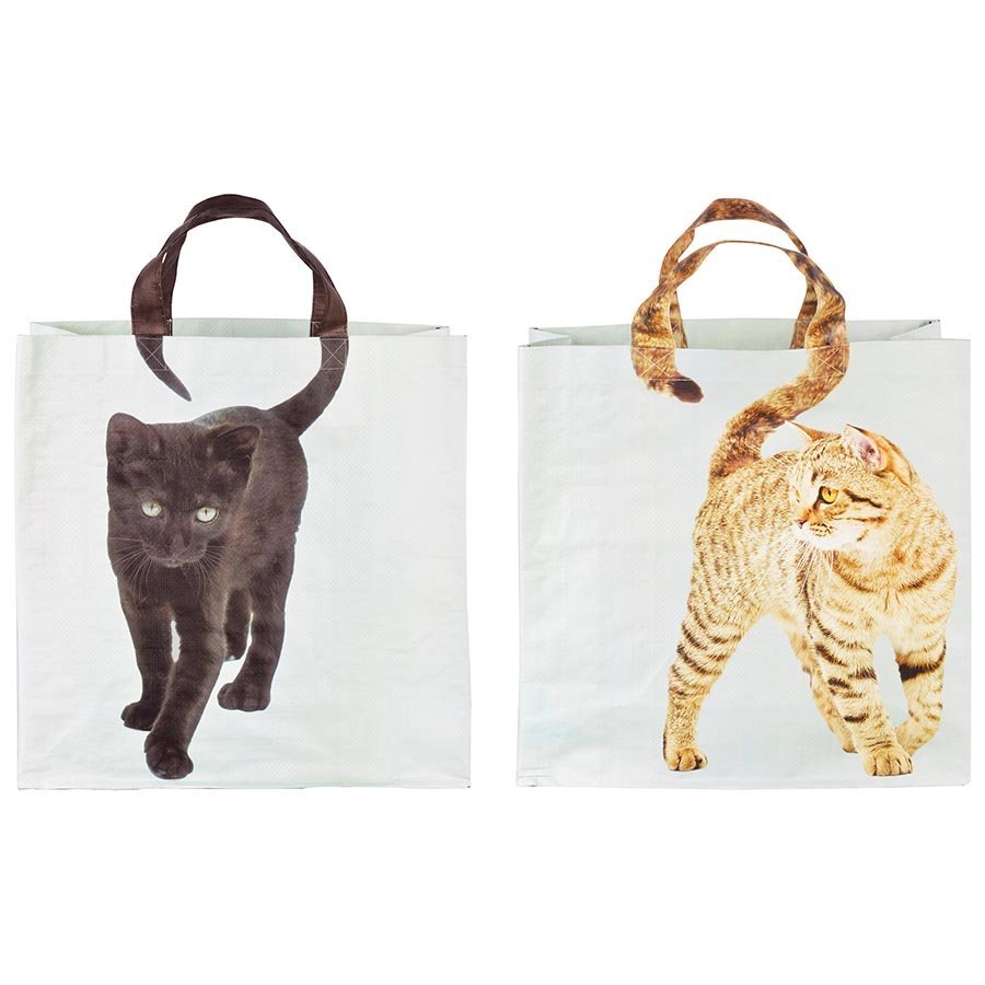 Animal Shopping Bag Cat - Assorted