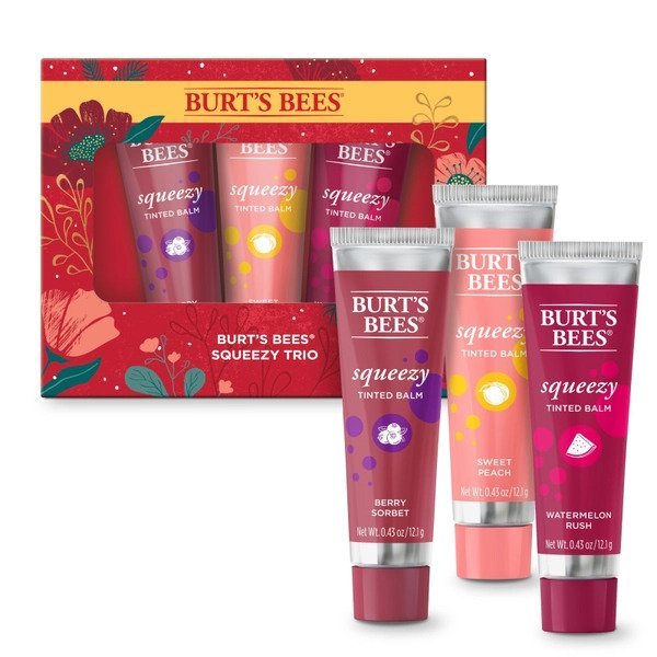 Buy Burt's Bees Squeezy Trio Tinted Lip Balms at Mighty Ape NZ