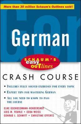 Schaum's Easy Outline of German by Elke Gschossmann-Hendershot image