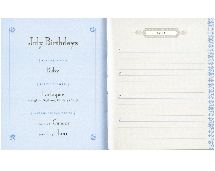 Jane Austen Birthday Book by Potter Style image