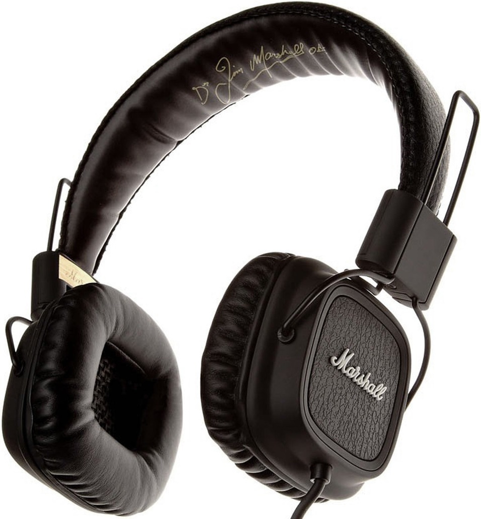 Marshall Major Pro Stereo Headphones (Black) at Mighty Ape NZ