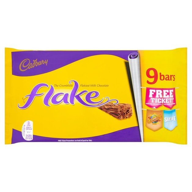 Cadbury Flake Bar (9 pack) at Mighty Ape NZ