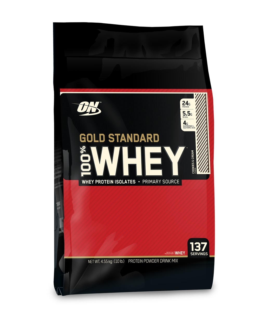 Optimum Nutrition Gold Standard 100% Whey - Cookies & Cream (4.55kg) image