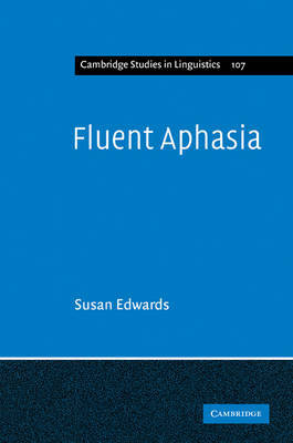 Cambridge Studies in Linguistics: Series Number 107 by Susan Edwards image