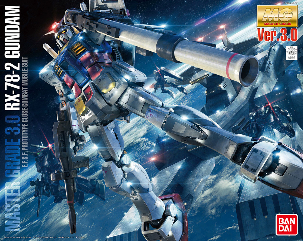 MG Gundam RX-78-2 Ver.3.0 1/100 Model Kit image
