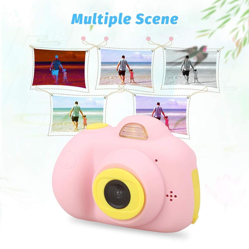 Cute Kids Digital Camera HD 720P - Pink image