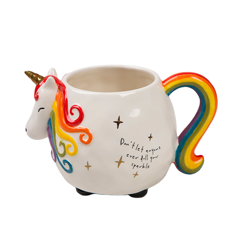Natural Life: Folk Mug - Unicorn image