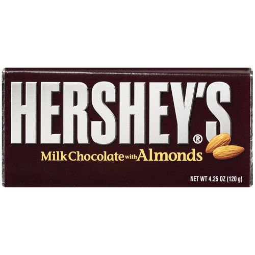 Hershey's XL Milk Chocolate with Almonds 120g at Mighty Ape NZ