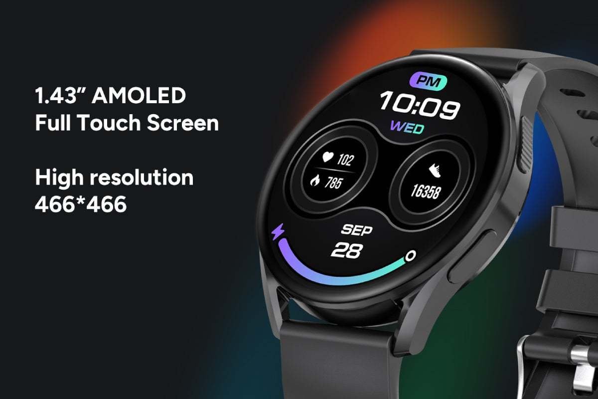 Kogan Pulse 3 Smart Watch (Classic Black) at Mighty Ape NZ