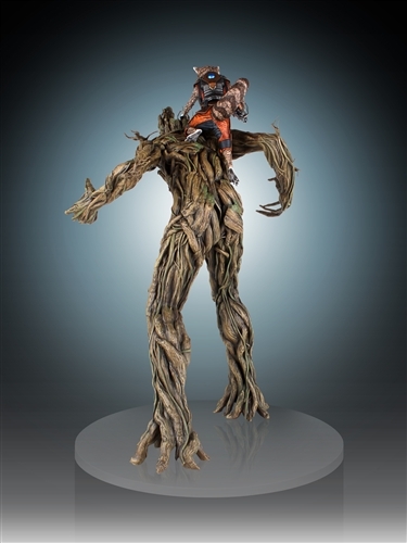 Guardians of the Galaxy Rocket Raccoon & Groot Statue image