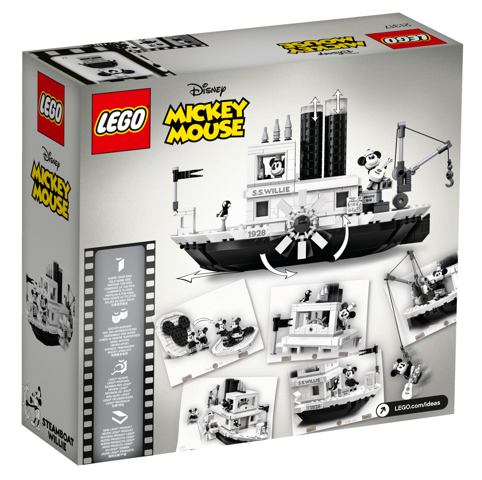 LEGO Ideas: Steamboat Willie (21317) image
