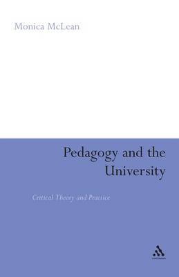 Pedagogy and the University by Monica McLean image