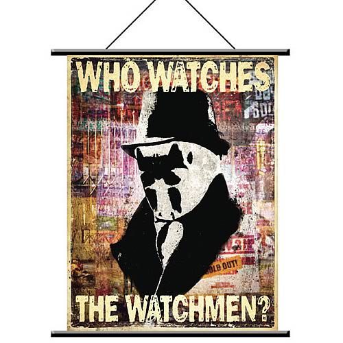 Watchmen Rorschach Wall Scroll image