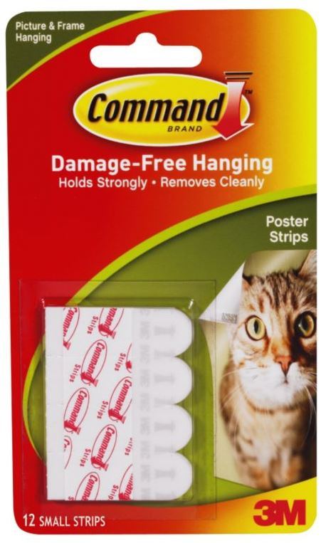 Command Poster Strips - White (12 Pack) image